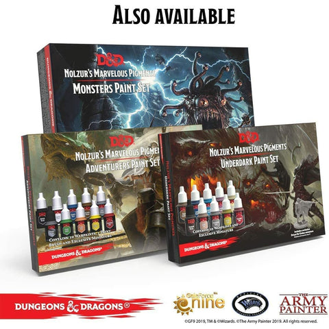 The Army Painter Dungeons & Dragons Nolzur`s Marvelous Brush Set The Army Painter Dungeons & Dragons Nolzur`s Marvelous Brush Set