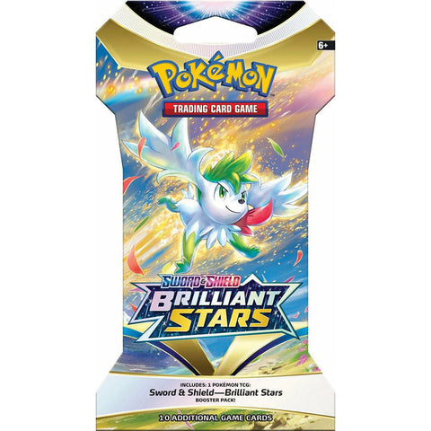 Pokemon TCG: Sword & Shield - Brilliant Stars Sleeved Booster Pokemon TCG: Sword & Shield - Brilliant Stars Sleeved Booster